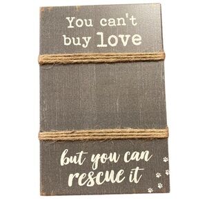 Pet rescue shabby chic picture frame